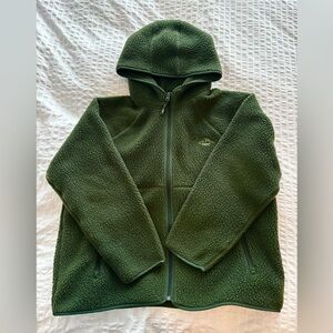 TNA Dark Green Polartec Hooded Jacket